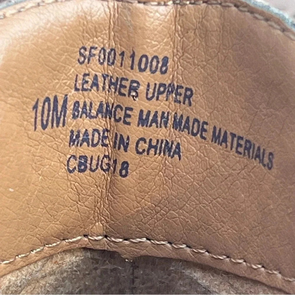 Sofft Leather Perforated Nude Ombré Block Heel Side Zipper Ankle Bootie Size 10M - Picture 12 of 15